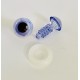 Očko modré 9 mm, bezpečnostné - pár